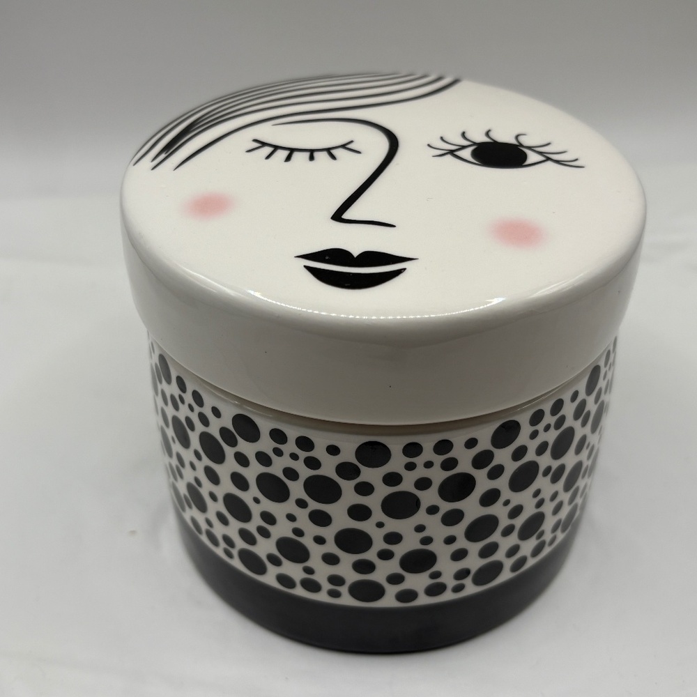 Ladies Face Ceramic Ceramic Trinket Box or Table Decor Hobby Lobby